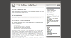 Desktop Screenshot of blog.bubblegirls.com
