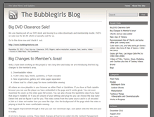 Tablet Screenshot of blog.bubblegirls.com